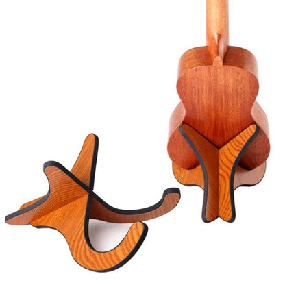 Ukulele Shelf Violin Wooden Zither Folding Vertical Bracket - Other Accessories by buy2fix | Online Shopping UK | buy2fix