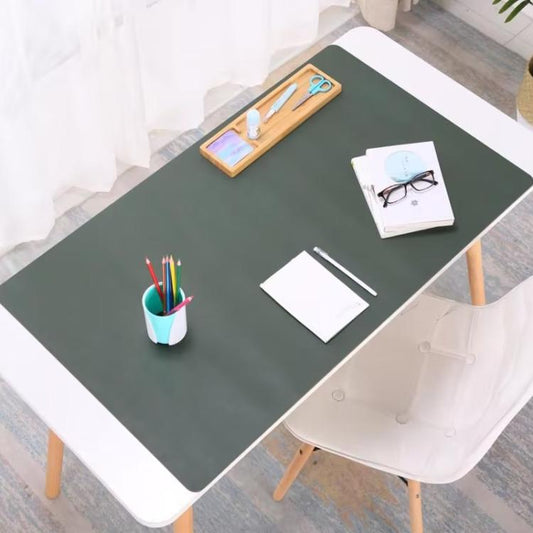 Multifunction Business PU Leather Mouse Pad Keyboard Pad Table Mat Computer Desk Mat, Size: 80 x 40cm(Green) - Desk Pads by buy2fix | Online Shopping UK | buy2fix