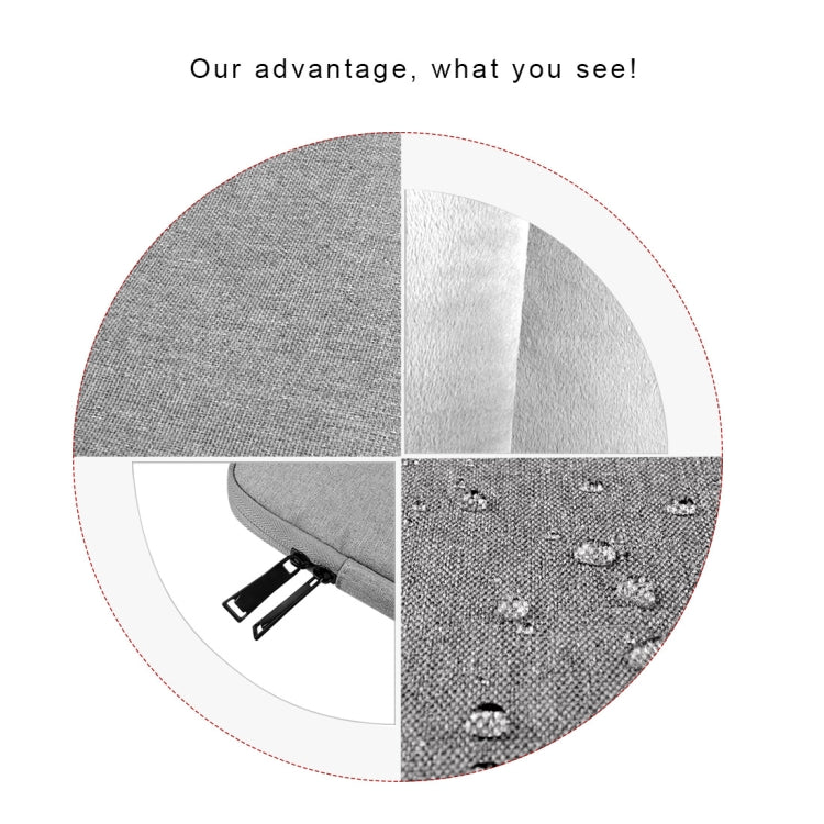 For 14 inch and Below Universal Wearable Oxford Cloth Soft Business Inner Package Laptop Tablet Bag(Pink) by buy2fix