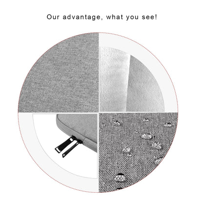 For 14 inch and Below Universal Wearable Oxford Cloth Soft Business Inner Package Laptop Tablet Bag(Pink) by buy2fix