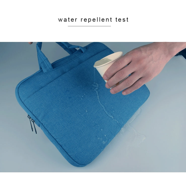 Universal Multiple Pockets Wearable Oxford Cloth Soft Portable Leisurely Handle Laptop Tablet Bag, For 12 inch and Below Macbook, Samsung, Lenovo, Sony, DELL Alienware, CHUWI, ASUS, HP (Black) by buy2fix