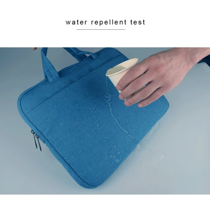 Universal Multiple Pockets Wearable Oxford Cloth Soft Portable Leisurely Handle Laptop Tablet Bag, For 12 inch and Below Macbook, Samsung, Lenovo, Sony, DELL Alienware, CHUWI, ASUS, HP (Black) by buy2fix