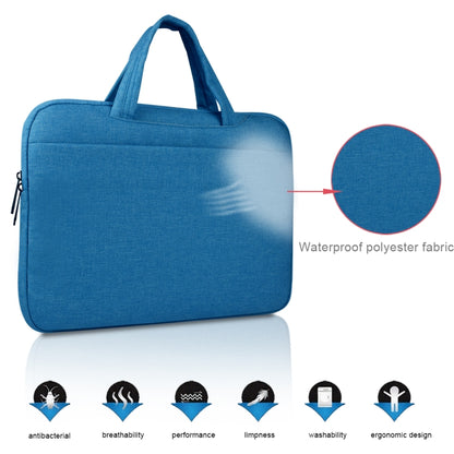 Universal Multiple Pockets Wearable Oxford Cloth Soft Portable Leisurely Handle Laptop Tablet Bag, For 13.3 inch and Below Macbook, Samsung, Lenovo, Sony, DELL Alienware, CHUWI, ASUS, HP (Blue) by buy2fix