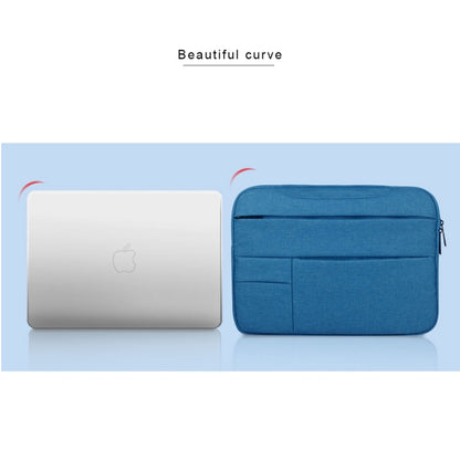 Universal Multiple Pockets Wearable Oxford Cloth Soft Portable Leisurely Handle Laptop Tablet Bag, For 13.3 inch and Below Macbook, Samsung, Lenovo, Sony, DELL Alienware, CHUWI, ASUS, HP (Blue) by buy2fix