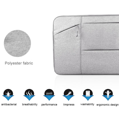 Universal Multiple Pockets Wearable Oxford Cloth Soft Portable Simple Business Laptop Tablet Bag, For 14 inch and Below Macbook, Samsung, Lenovo, Sony, DELL Alienware, CHUWI, ASUS, HP(Black) by buy2fix