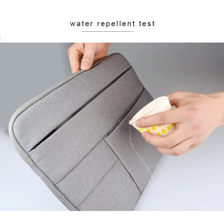 Universal Multiple Pockets Wearable Oxford Cloth Soft Portable Leisurely Laptop Tablet Bag, For 13.3 inch and Below Macbook, Samsung, Lenovo, Sony, DELL Alienware, CHUWI, ASUS, HP (Black) by buy2fix