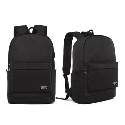 Universal Multi-Function Oxford Cloth Laptop Shoulders Bag Backpack with External USB Charging Port, Size: 45x31x16cm, For 15.6 inch and Below Macbook, Samsung, Lenovo, Sony, DELL Alienware, CHUWI, ASUS, HP(Black) by buy2fix