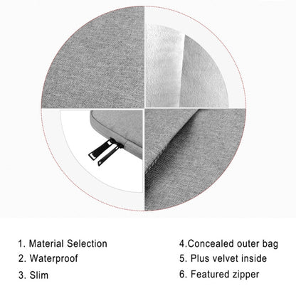 Universal Wearable Business Inner Package Laptop Tablet Bag, 12 inch and Below Macbook, Samsung, for Lenovo, Sony, DELL Alienware, CHUWI, ASUS, HP(Pink) by buy2fix