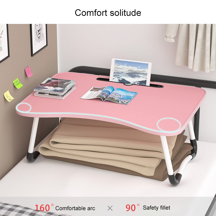 W-shaped Non-slip Legs Adjustable Folding Portable Laptop Desk without Card Slot (Walnut) - Laptop Stand by REMAX | Online Shopping UK | buy2fix