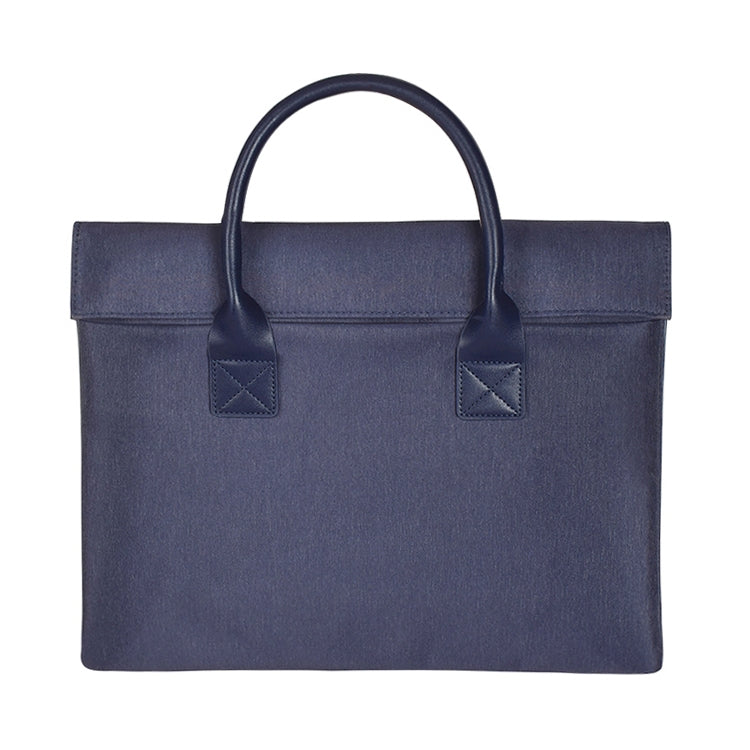 15.4 inch Universal Wearable Soft Handle Portable Laptop Tablet Bag, For Macbook, Samsung, Lenovo, Sony, DELL Alienware, CHUWI, ASUS, HP(Navy Blue) by buy2fix