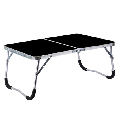 Rubber Mat Adjustable Portable Laptop Table Folding Stand Computer Reading Desk Bed Tray (Black) by buy2fix