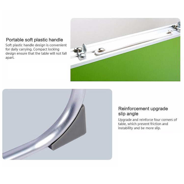 Plastic Mat Adjustable Portable Laptop Table Folding Stand Computer Reading Desk Bed Tray (Green) by buy2fix