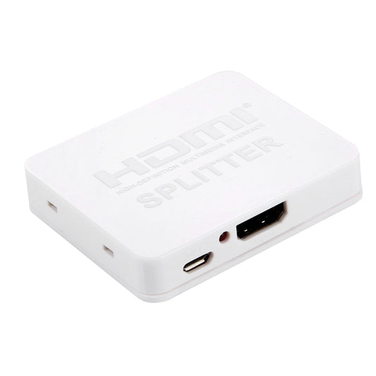 4K HDMI Splitter Full HD 1080p Video HDMI Switch Switcher 1x2 Split Out Amplifier Dual Display for HDTV DVD PS3 Xbox(White) by buy2fix