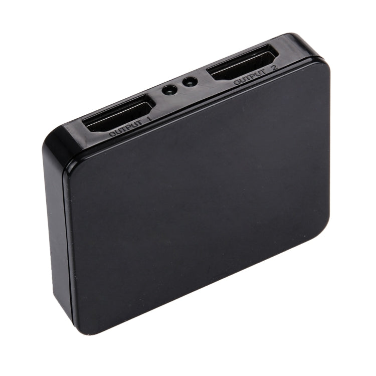 4K HDMI Splitter Full HD 1080p Video HDMI Switch Switcher 1x2 Split Out Amplifier Dual Display for HDTV DVD PS3 Xbox(Black) by buy2fix