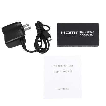 Mini HDMI 1x2 2160P Switch Splitter, Support 4Kx2K, 3D by buy2fix