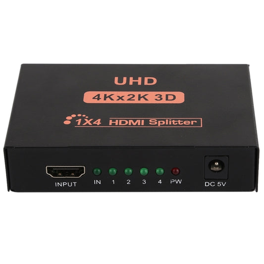 CY10 UHD 4K x 2K 3D 1 x 4 HDMI Splitter (EU Plug) by buy2fix