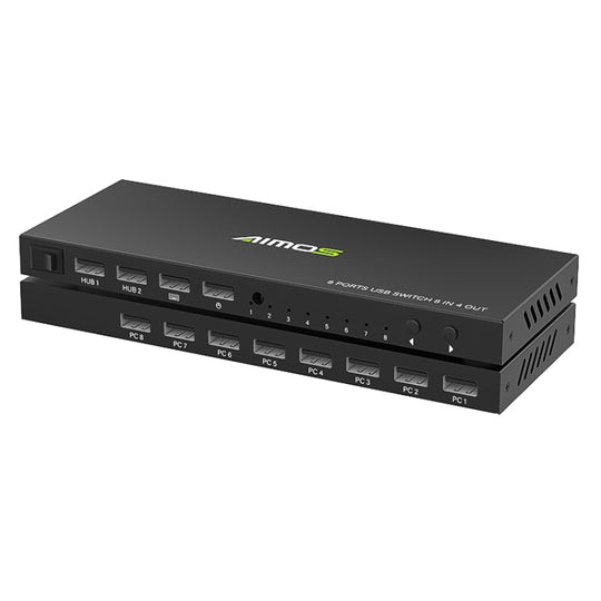 AIMOS AM-KM804 USB 8 In 4 Out Switch