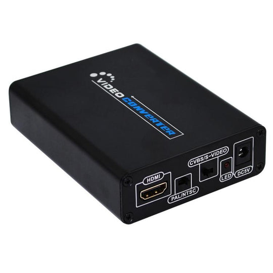 HDMI to Composite / AV S-Video Converter RCA CVBS/L/R Video Converter Adapter, EU Plug