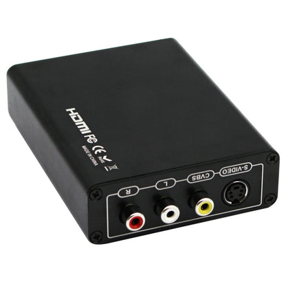 HDMI to Composite / AV S-Video Converter RCA CVBS/L/R Video Converter Adapter, US Plug by buy2fix
