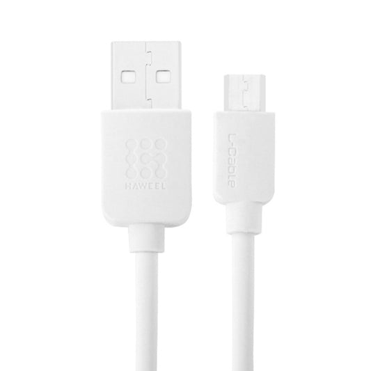HAWEEL 3m High Speed Micro USB to USB Data Sync Charging Cable For Samsung, Xiaomi, Huawei, LG, HTC, The Devices with Micro USB Port(White) - Micro USB Cable by buy2fix | Online Shopping UK | buy2fix