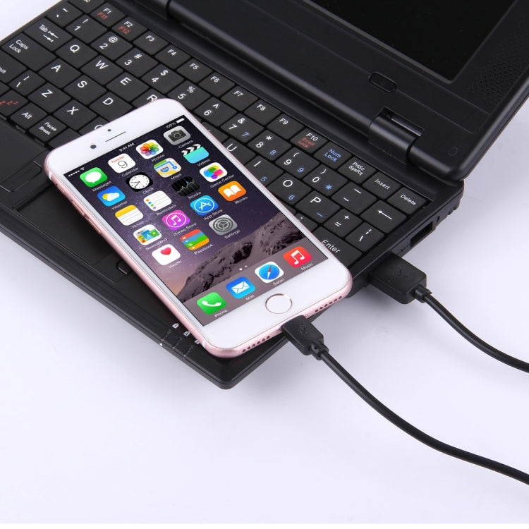 HAWEEL 1m High Speed 35 Cores 8 Pin to USB Sync Charging Cable for iPhone, iPad(Black) by buy2fix