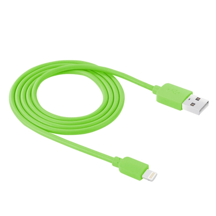 HAWEEL 1m High Speed 35 Cores 8 Pin to USB Sync Charging Cable for iPhone, iPad(Green) by buy2fix