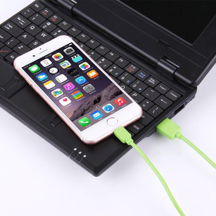 HAWEEL 1m High Speed 35 Cores 8 Pin to USB Sync Charging Cable for iPhone, iPad(Green) by buy2fix