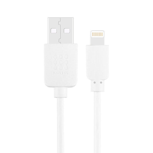 HAWEEL 1m High Speed 35 Cores 8 Pin to USB Sync Charging Cable for iPhone, iPad(White) by buy2fix