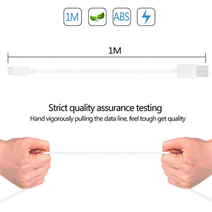 HAWEEL 1m High Speed 35 Cores Micro USB to USB Data Sync Charging Cable(White) - Micro USB Cable by buy2fix | Online Shopping UK | buy2fix