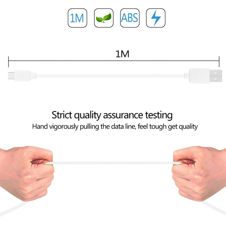 HAWEEL 1m High Speed 35 Cores Micro USB to USB Data Sync Charging Cable(White) by buy2fix