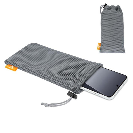 HAWEEL Pouch Bag for Smart Phones, Power Bank and other Accessories, Size up to 5.5 inch(Grey) - More iPhone Cases by HAWEEL | Online Shopping UK | buy2fix