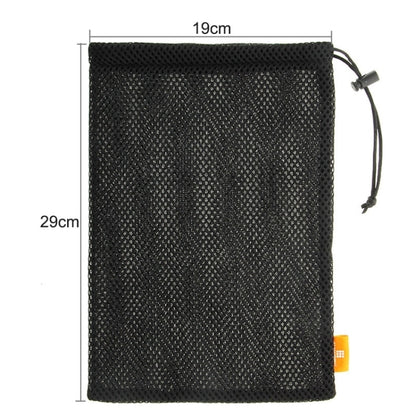 HAWEEL Nylon Mesh Pouch Bag with Stay Cord for up to 9.7 inch Screen iPad and Tablet, Size: 29cm x 19cm(Black) - iPad 9.7 (2018) & (2017) Cases by HAWEEL | Online Shopping UK | buy2fix