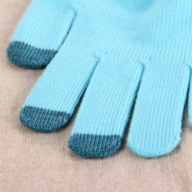 HAWEEL Three Fingers Touch Screen Gloves for Men, For iPhone, Galaxy, Huawei, Xiaomi, HTC, Sony, LG and other Touch Screen Devices(Blue) - Touch Gloves by HAWEEL | Online Shopping UK | buy2fix