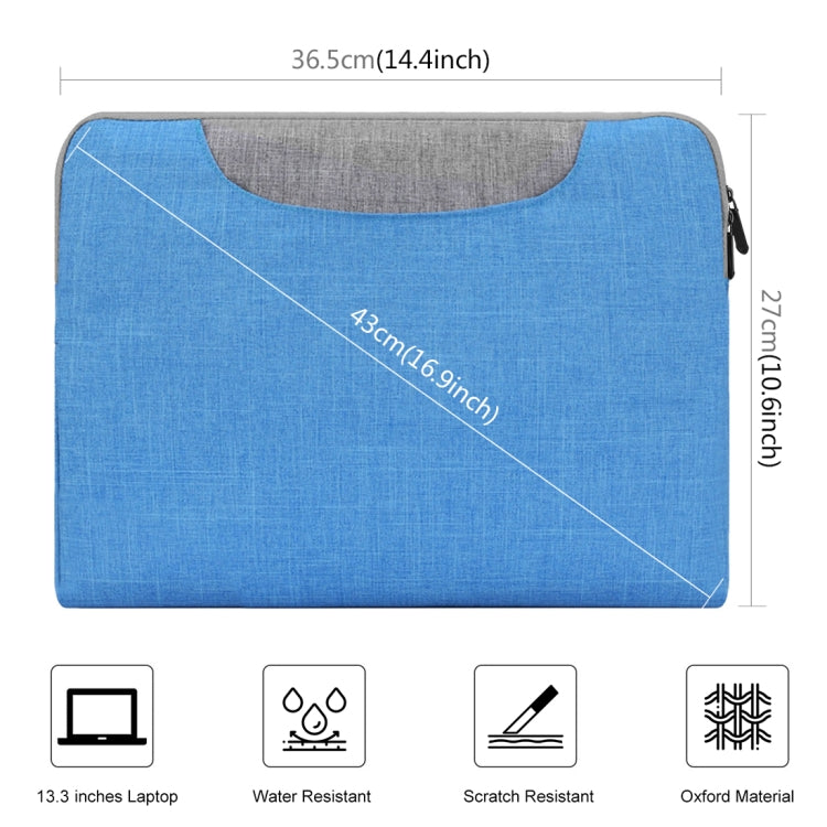 HAWEEL 13-15 inch Laptop Handbag For Macbook, Samsung, Lenovo, Sony, DELL Alienware, CHUWI, ASUS, HP Laptop(Blue) by HAWEEL