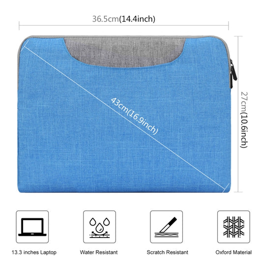 HAWEEL 13-15 inch Laptop Handbag For Macbook, Samsung, Lenovo, Sony, DELL Alienware, CHUWI, ASUS, HP Laptop(Blue) by HAWEEL