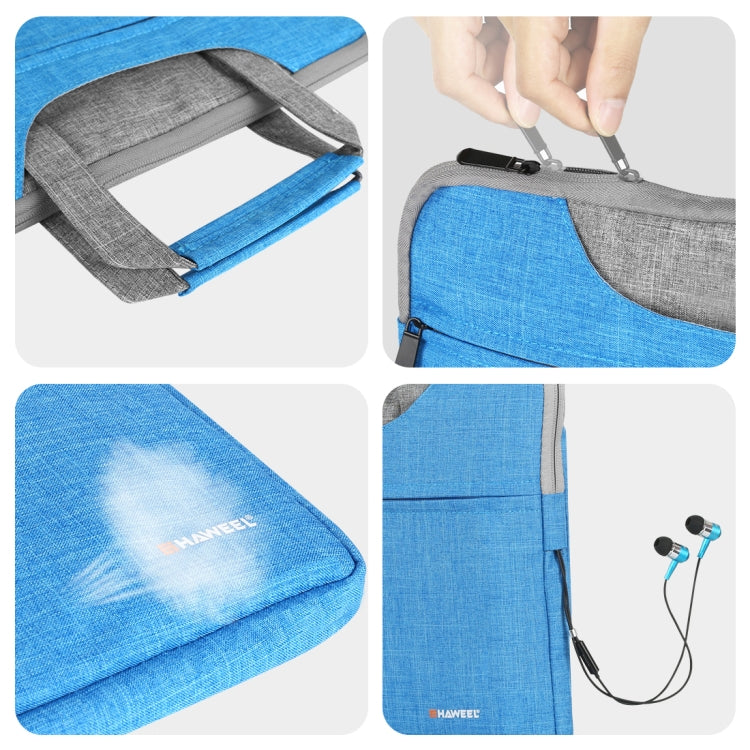 HAWEEL 13-15 inch Laptop Handbag For Macbook, Samsung, Lenovo, Sony, DELL Alienware, CHUWI, ASUS, HP Laptop(Blue) by HAWEEL