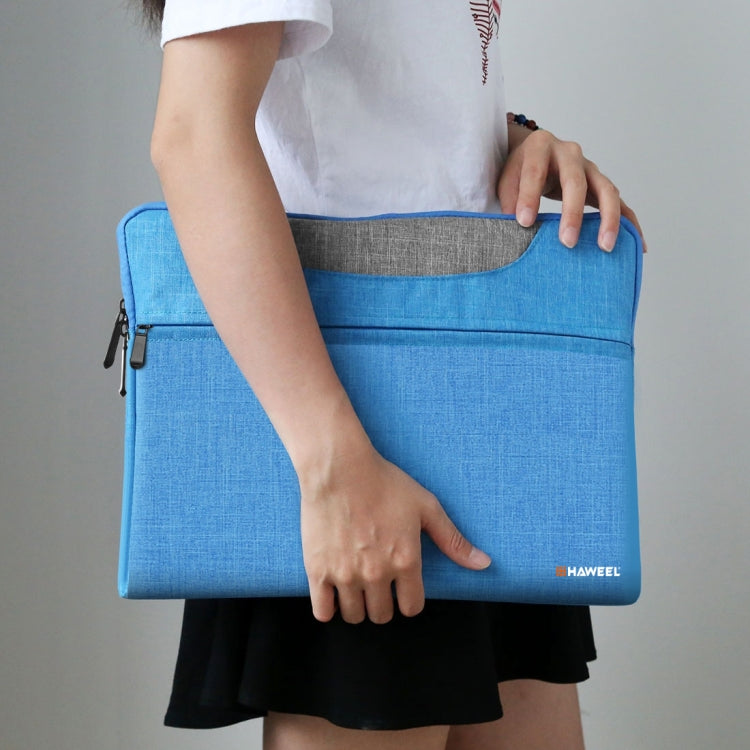HAWEEL 13-15 inch Laptop Handbag For Macbook, Samsung, Lenovo, Sony, DELL Alienware, CHUWI, ASUS, HP Laptop(Blue) by HAWEEL