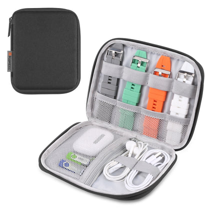 HAWEEL Watch Band Organizer Box Earphones / U Disk / Digital Cable Storage Case(Black) - Others by HAWEEL | Online Shopping UK | buy2fix