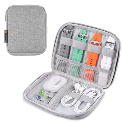 HAWEEL Watch Band Organizer Box Earphones / U Disk / Digital Cable Storage Case(Grey) - Others by HAWEEL | Online Shopping UK | buy2fix