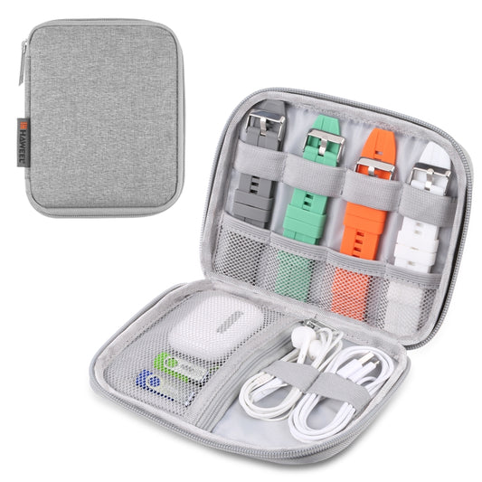 HAWEEL Watch Band Organizer Box Earphones / U Disk / Digital Cable Storage Case(Grey) - Others by HAWEEL | Online Shopping UK | buy2fix