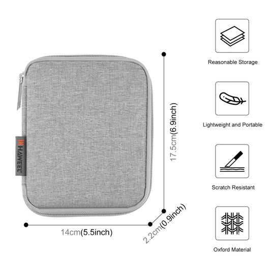 HAWEEL Watch Band Organizer Box Earphones / U Disk / Digital Cable Storage Case(Grey) - Others by HAWEEL | Online Shopping UK | buy2fix