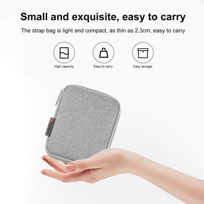 HAWEEL Watch Band Organizer Box Earphones / U Disk / Digital Cable Storage Case(Grey) - Others by HAWEEL | Online Shopping UK | buy2fix