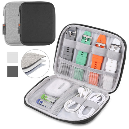 HAWEEL Watch Band Organizer Box Earphones / U Disk / Digital Cable Storage Case(Black) - Others by HAWEEL | Online Shopping UK | buy2fix