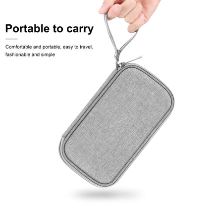 HAWEEL Electronic Organizer Storage Bag for Cellphones, Power Bank, Cables, Mouse, Earphones(Grey) - Digital Storage Bag by HAWEEL | Online Shopping UK | buy2fix