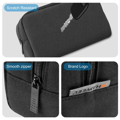 HAWEEL Electronic Organizer Storage Bag for Charger, Power Bank, Cables, Mouse, Earphones, Size: S(Black) - Digital Storage Bag by HAWEEL | Online Shopping UK | buy2fix