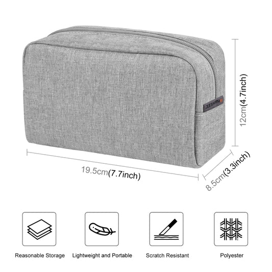 HAWEEL Electronics Organizer Storage Bag for Charger, Power Bank, Cables, Mouse, Earphones, Size: L(Grey) - Digital Storage Bag by HAWEEL | Online Shopping UK | buy2fix