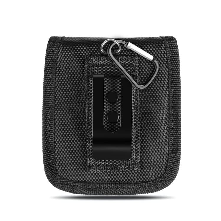 HAWEEL Flip Phone Nylon Cloth Belt Clip Carrying Pouch Bag (Black) -  by HAWEEL | Online Shopping UK | buy2fix