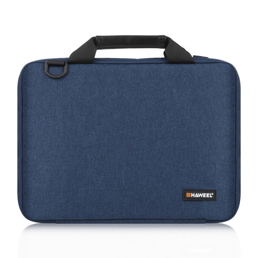 HAWEEL 15.0 inch -16.0 inch Briefcase Crossbody Laptop Bag For Macbook, Lenovo Thinkpad, ASUS, HP(Navy Blue) - 15 inch by HAWEEL | Online Shopping UK | buy2fix