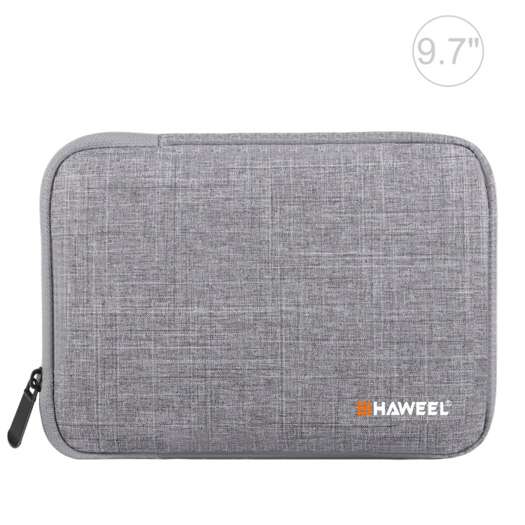 HAWEEL 9.7 inch Sleeve Case Zipper Briefcase Carrying Bag, For iPad 9.7 inch / iPad Pro 9.7 inch, Galaxy, Lenovo, Sony, Xiaomi, Huawei 9.7 inch Tablets(Grey) by HAWEEL