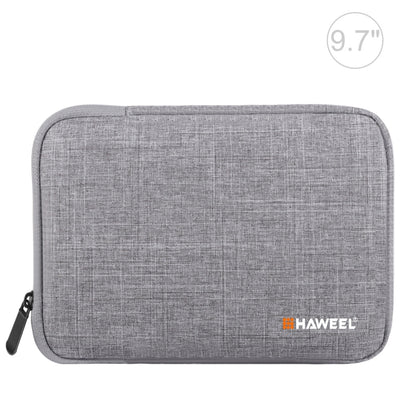 HAWEEL 9.7 inch Sleeve Case Zipper Briefcase Carrying Bag, For iPad 9.7 inch / iPad Pro 9.7 inch, Galaxy, Lenovo, Sony, Xiaomi, Huawei 9.7 inch Tablets(Grey) by HAWEEL